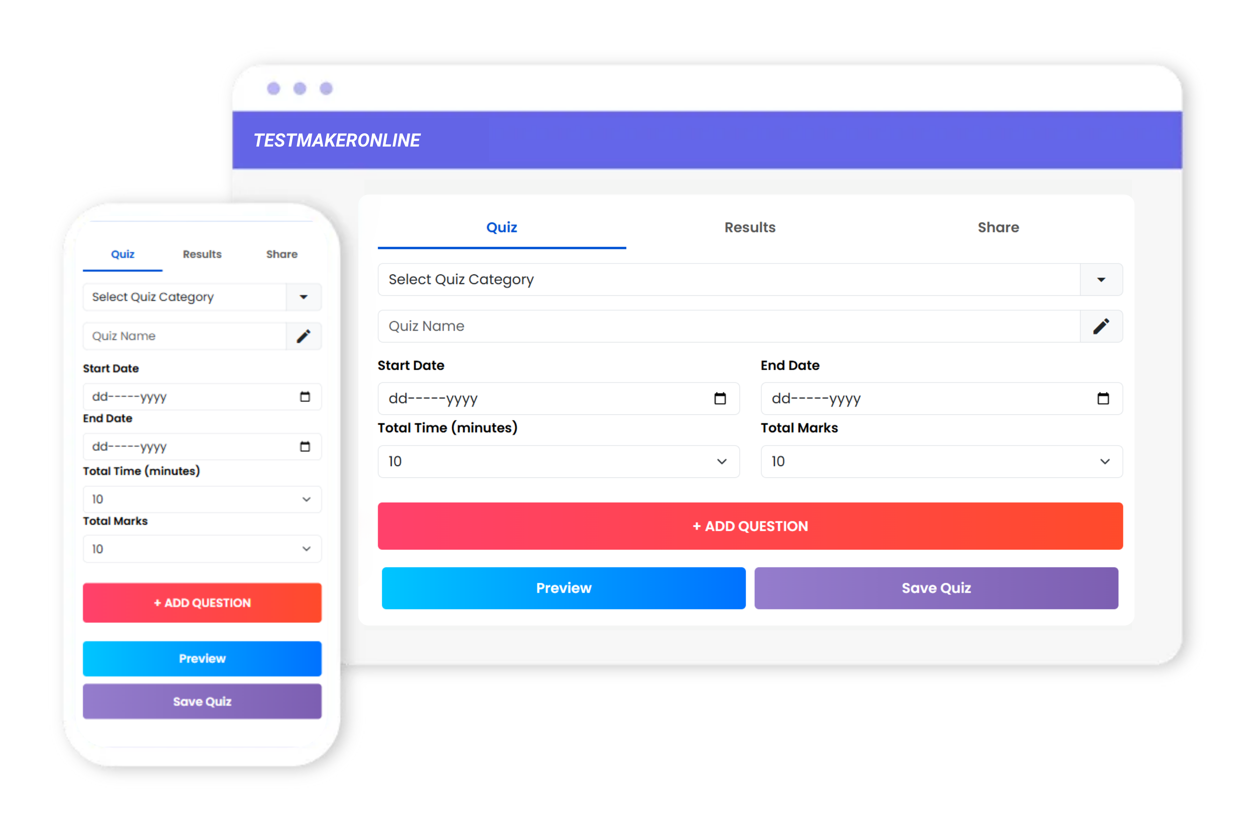 generate online tests